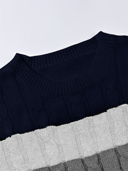 New Fashion Versatile Casual Men's Knit Pullover