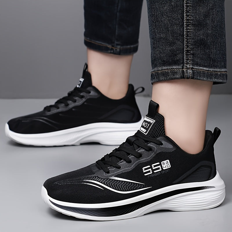 Men'S Breathable Mesh Casual Sports Shoes for Spring And Summer, Soft-Soled Non-Slip Shock-Absorbing Running Shoes for Students - Oversized Tennis Casual Walking Fitness Hiking Shoes - The Perfect Athletic Footwear for Outdoo - ayq