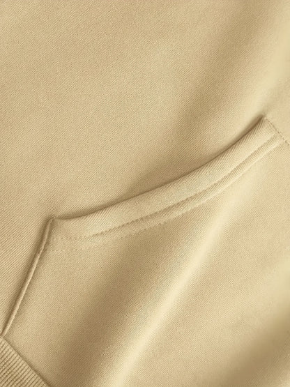 Men's Christmas Hooded Sweatshirt with Rudolph & Santa Print - Thickened Winter Pullover Hoodie, Warm Long Sleeve Casual Sweater for Skiing, Parties, Team Events - Machine Washable (Couple Matching, Unisex Style)