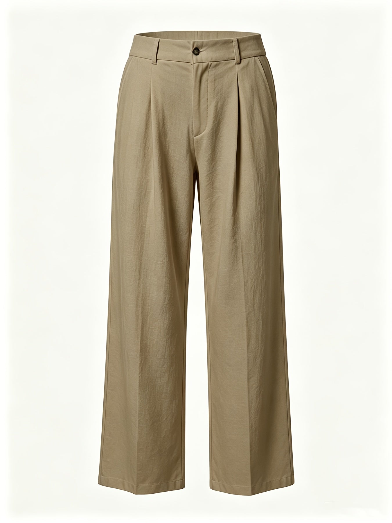 Men's Linen Casual Trousers, Lightweight Breathable All-Season