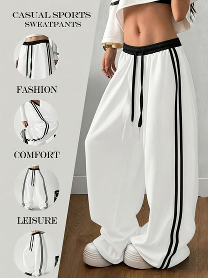 Women's Wide-Leg Sports Pants for Yoga and Fitness