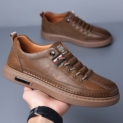 1 Pair Men'S Fashion Sneakers - Casual Street Style All-Season Slip-On Shoes with Geometric Solid Color, Faux Upper, Fabric Lining, PVC Sole, EVA Insole, Round Toe - Versatile for Daily, Party, Vacation