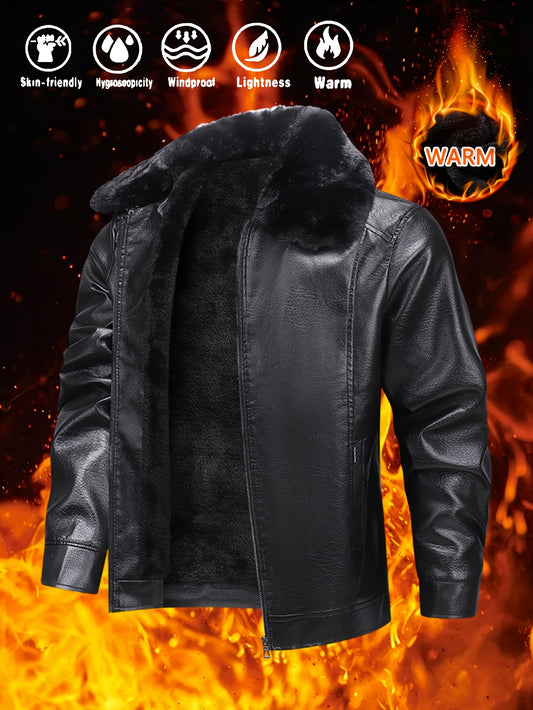 Տղամարդու ձմեռային բաճկոն՝ աստառով - կայծակաճարմանդով օձիք, հաստացված տաք վերարկու՝ ցուրտ եղանակի համար, քամուց պաշտպանված և կրակակայուն՝ բեժ գույնի (ձեռքով լվացվող) - իդեալական է բացօթյա, առօրյա և ամենօրյա հագուստի համար (սև)