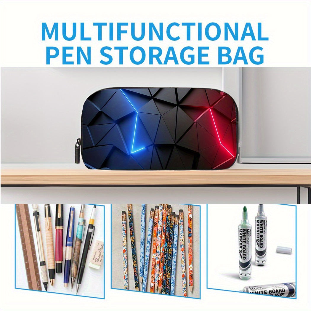 3pcs Gamer Large Capacity Lightweight Nylon Daypack with Lunch Bag  Pencil Case, Perfect for, Travel, or Daily Commute, Great Birthday or Holiday Gift, Backpack for Travel