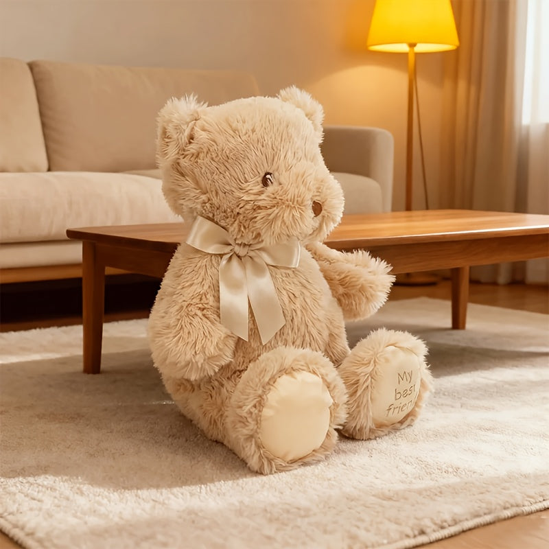 Մուլտֆիլմային արջուկ փափուկ խաղալիք խելոք փափուկ արջուկ տիկնիկներ զվարճալի ինտերակտիվ տիկնիկ հարմարավետ տնային բազմոցի դեկոր պլյուշ ննջասենյակի սեղանի զարդարանքի իրերի նվեր ընտանիքի և ընկերների համար