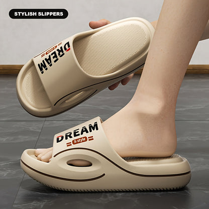 Men's Summer Casual Non-Slip EVA Slippers with Thick Sole