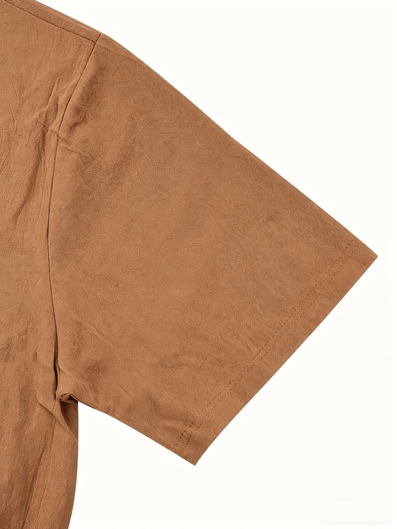 Men's Summer Linen Shirt and Long Pants Set Casual Loose Fit