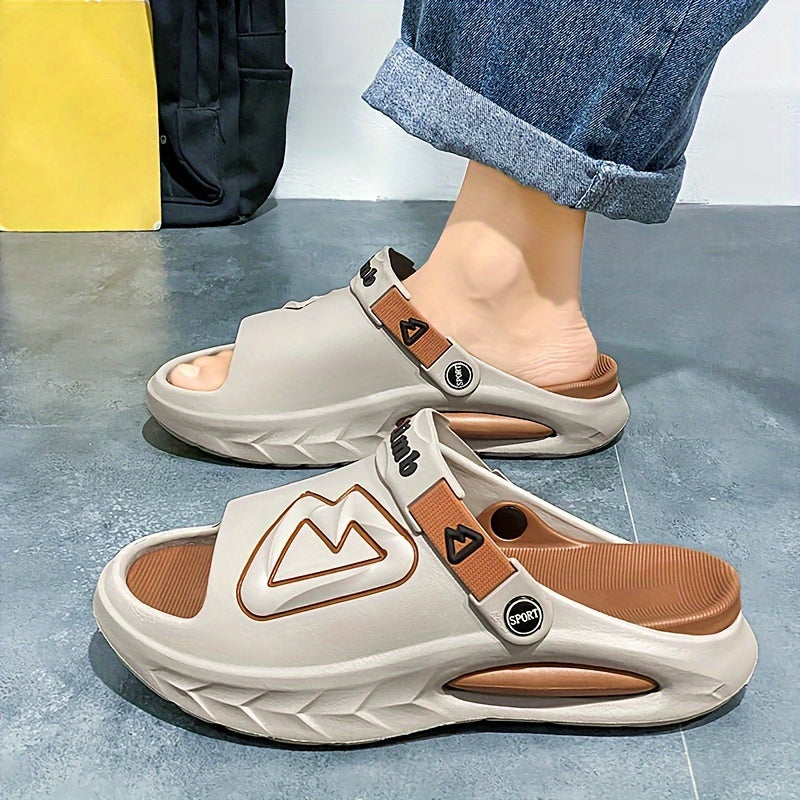 Men's Casual EVA Slip-On Height-Increasing Outdoor Slides