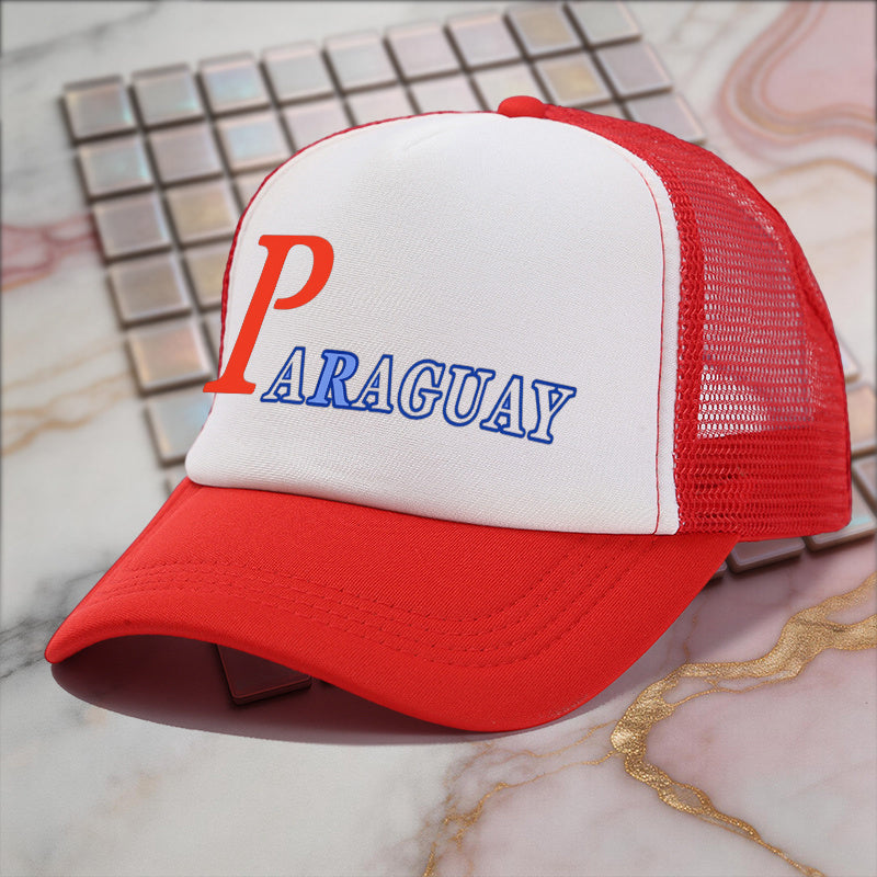 Unisex Lightweight Casual Paraguayan Map Print Hat