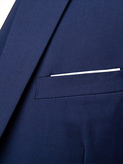 Men's Suit Set 2pcs Suit and Trousers Versatile and Fashionable for Parties, Weddings and Ceremonies