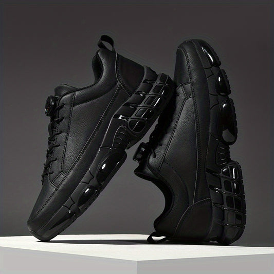 Men's Casual Rotating Buckle Sports Shoes, Trendy Versatile Comfortable Men's Shoes, Fashionable Road Running Shoes - ayq