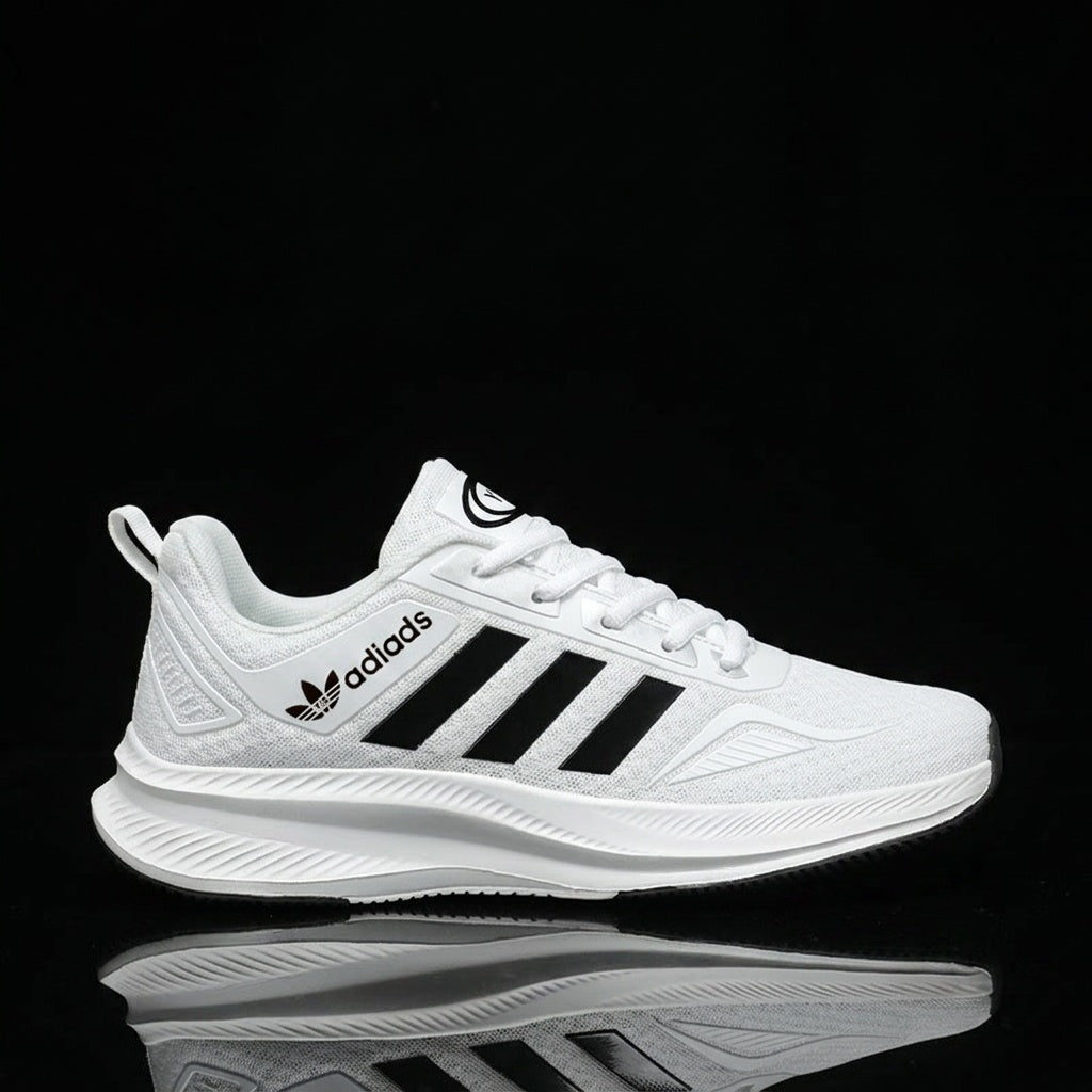 Men's Casual Low-Top Sneakers with Thick TPR Sole