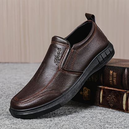 Men's Casual Business Slip-On Shoes, Lightweight & Comfortable