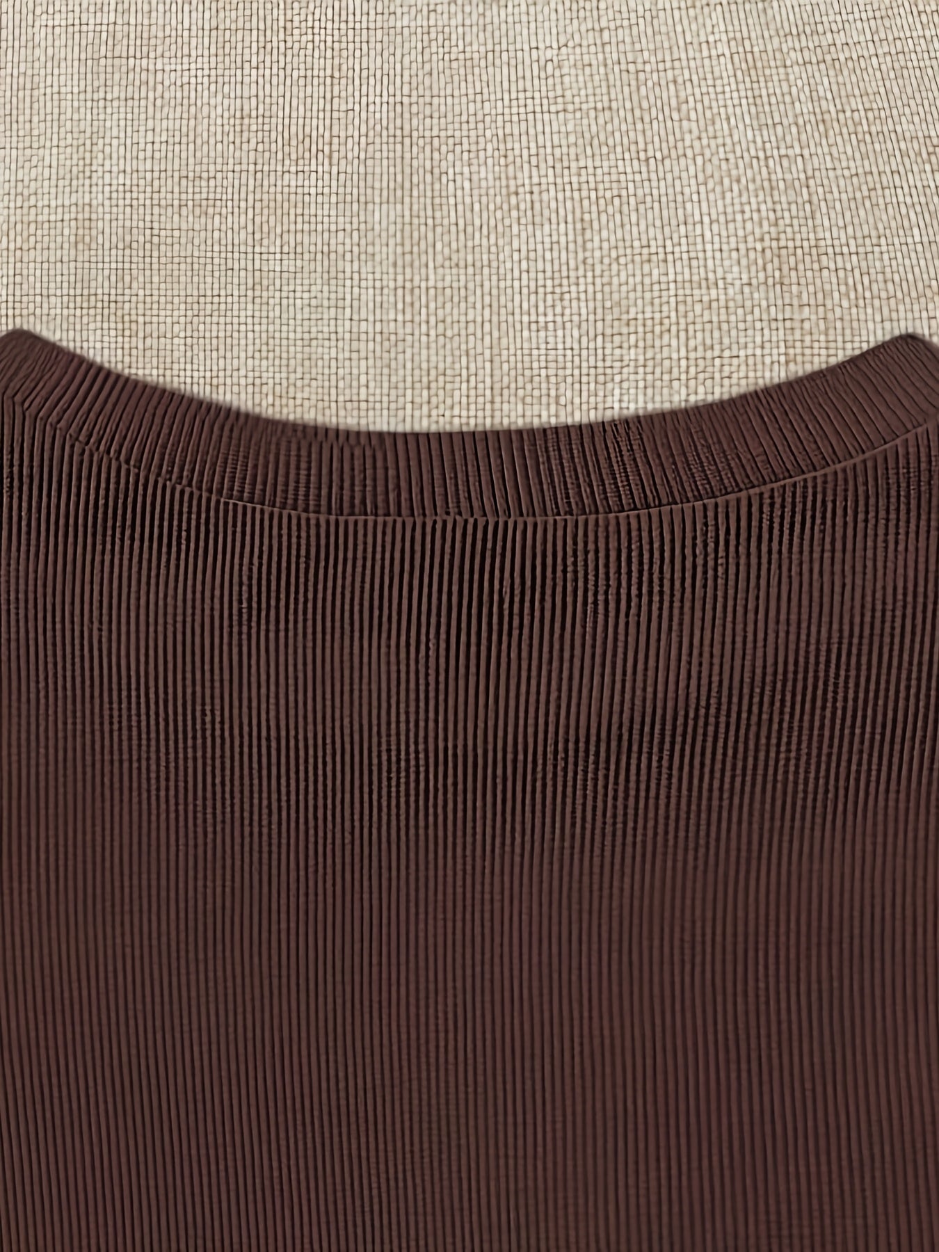 Slim Fit Ribbed Ruffle Sleeve T-Shirt for Women, Summer Chic - ayq