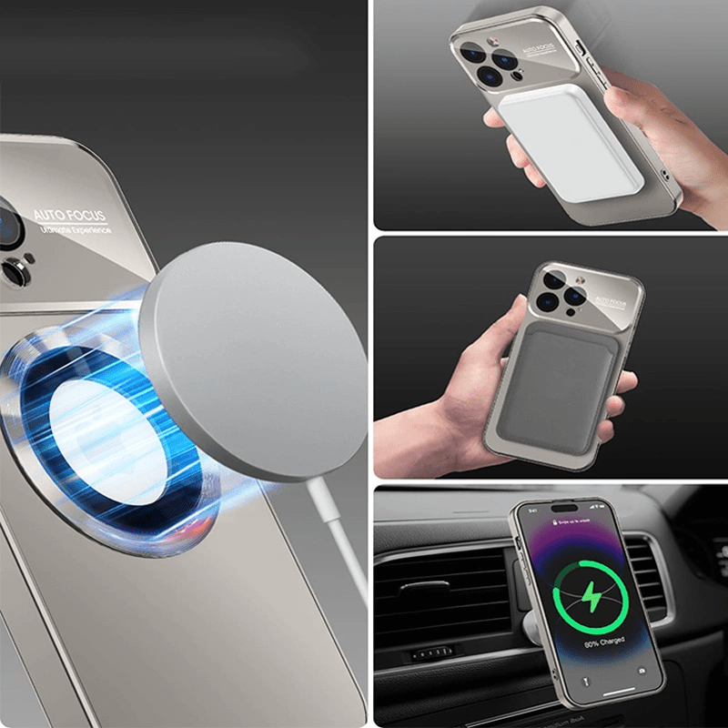 Magnetic Shockproof iPhone 18 Pro Max Case with Lens Protector
