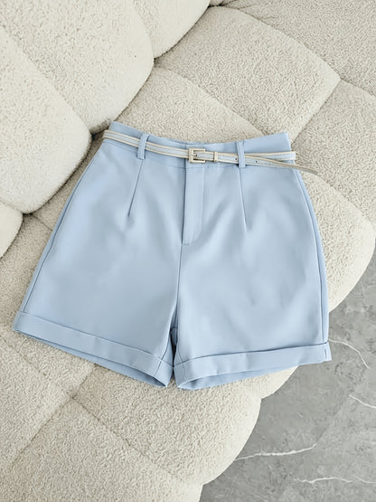 Women's Elegant High-Waist Jodhpurs with Pockets & Belt