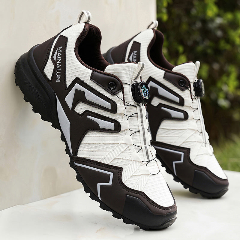 Men's Lightweight Trail Running Sneakers with Breathable Fabric