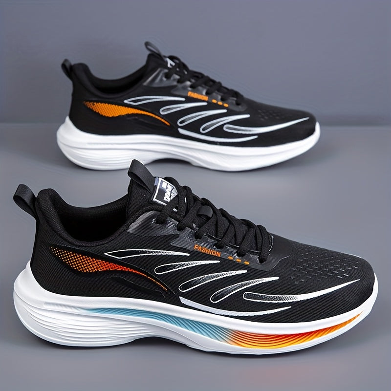 Mesh Men's Running Shoes, Women's Lightweight Breathable Soft Cushioned Outsole for Road and Trail Use, Multifunctional Non-Slip Shoes Suitable for Marathon, Off-Road Cycling, Gym Aerobics, Hiking, Mountaineering, and Daily W - ayq