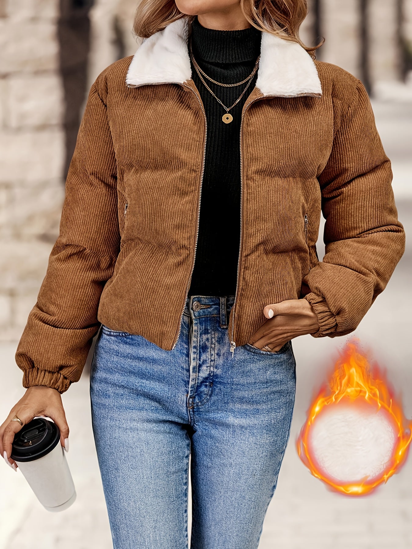 Կանացի աշնանային և ձմեռային վերարկու - նորաձև տաք բաճկոն