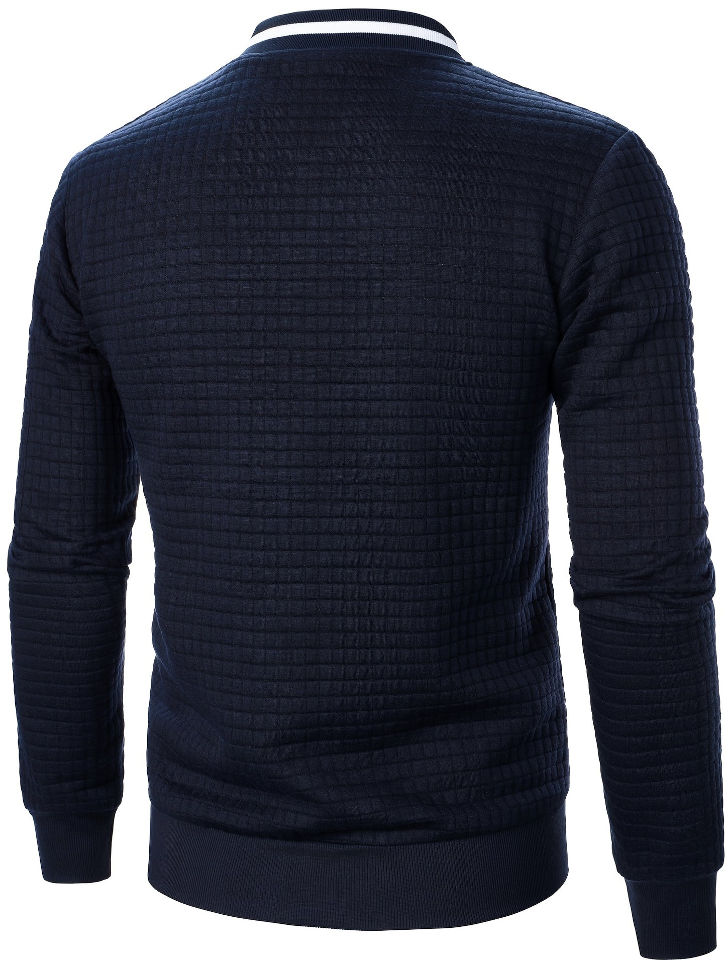 Men'S Zip-Up Jacket - Full-Zip Front Closure, Stand Collar, Lightweight Outerwear for Office, Casual & Formal Events - Spring/Fall Transitional Clothing - Easy-Care Modern Men'S Coat, Zip Up Jacket, Autumn Layering, Sleek Des