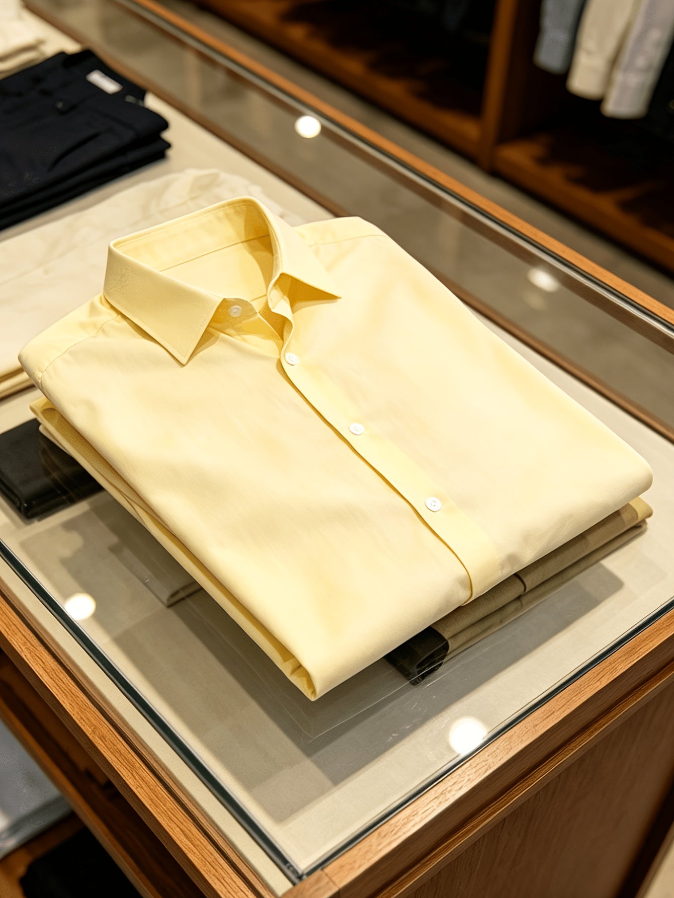 Men's 100% Cotton Short Sleeve Lapel Shirt for Summer