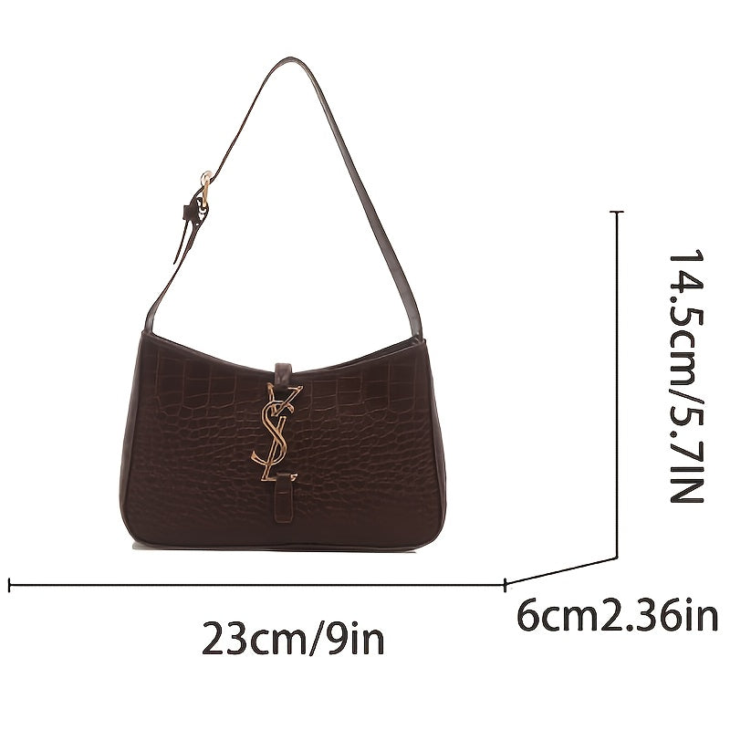 2025 Summer Women's Stylish PU Single-Shoulder Square Bag