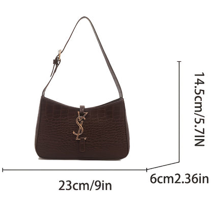 2025 Summer Women's Stylish PU Single-Shoulder Square Bag