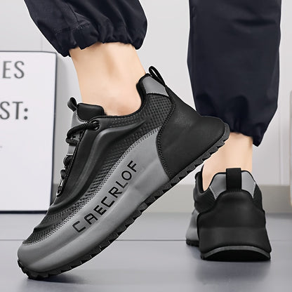Men's Casual Lace-Up Basketball Shoes, Classic White and Blue Contrast Sneakers, Offering a Breathable, Lightweight, and Comfortable Feel with Shock Absorption and Wear Resistance. Suitable for All-season Casual and Daily Spo - ayq