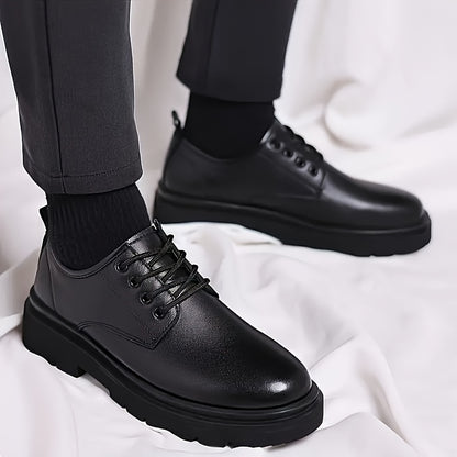 Men's Lightweight Business Casual Shoes with Thick Rubber Sole