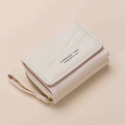 Կանացի նորաձև մինիմալիստական ​​ծալովի դրամապանակ՝ ճարմանդային դիզայնով, մեծ տարողությամբ, հասանելի է 6 գույնով