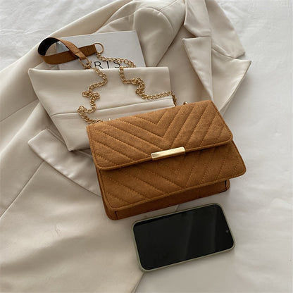 2025 թվականի գարնանային նորաձև փոքրիկ քառակուսի պայուսակ, ռետրո ոճի, մինիմալիստական ​​նիշային կանացի պայուսակ, հարմար է աշխատանքի գնալու և մարմնի վրայով կրելու համար