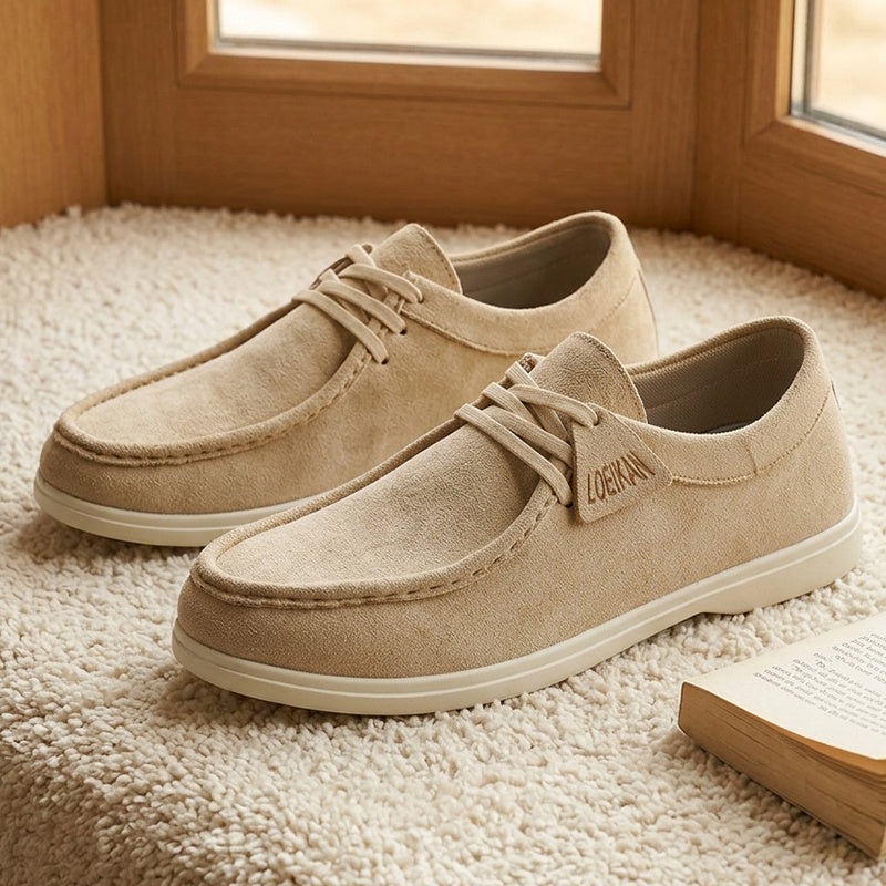 Men's Casual Low-Top Oxford Shoes Lightweight Slip-On for All Seasons
