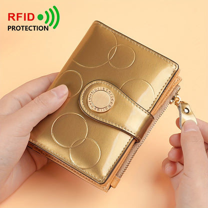 Anti-theft Credit Card and Coin Purse, 2025 Model, Women's Gift, Two-layer Cowhide Purse