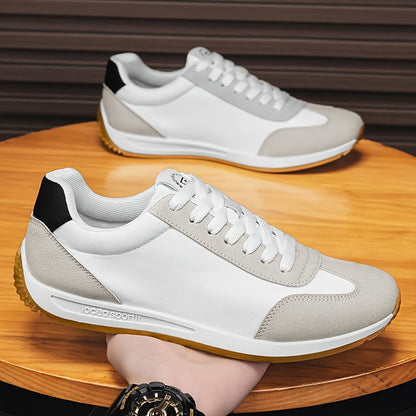 Men'S Casual Sneakers - Navy & Gray, Breathable, Anti-Sweat, Soft Sole, Durable, Lace-Up Design, All-Season Comfort, Outdoor & Casual Wear, Casual Footwear | Modern Casual Sneakers | Comfortable Footwear
