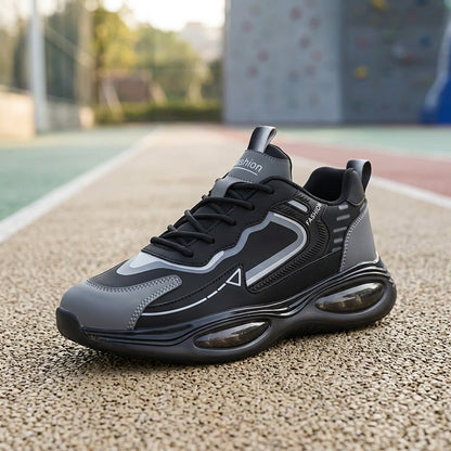Men's All-Season Casual Outdoor Sneakers with Lace-Up Design