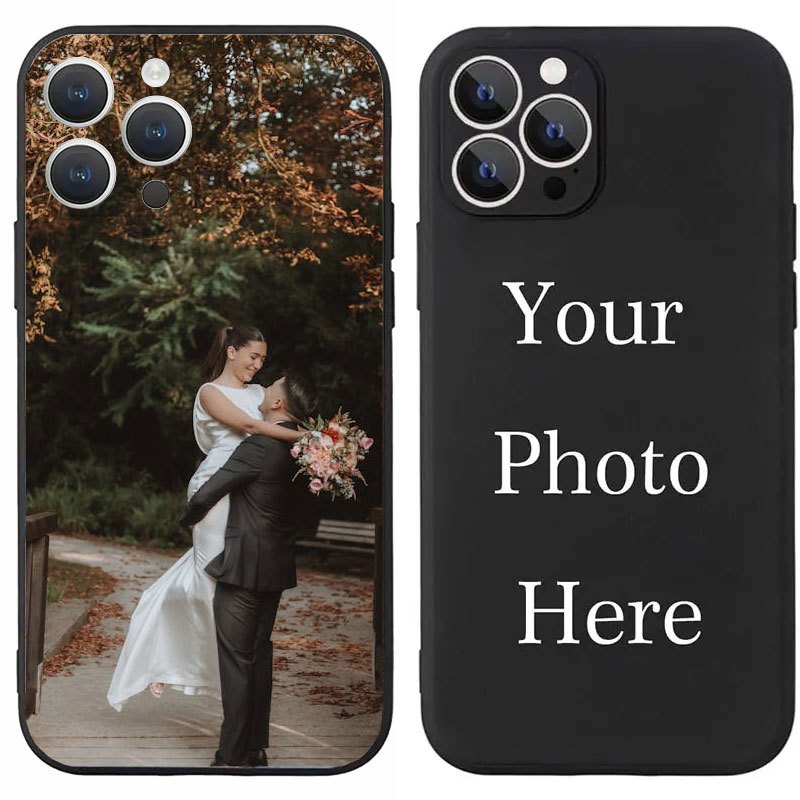 Customizable Shockproof TPU Phone Case for iPhone Models