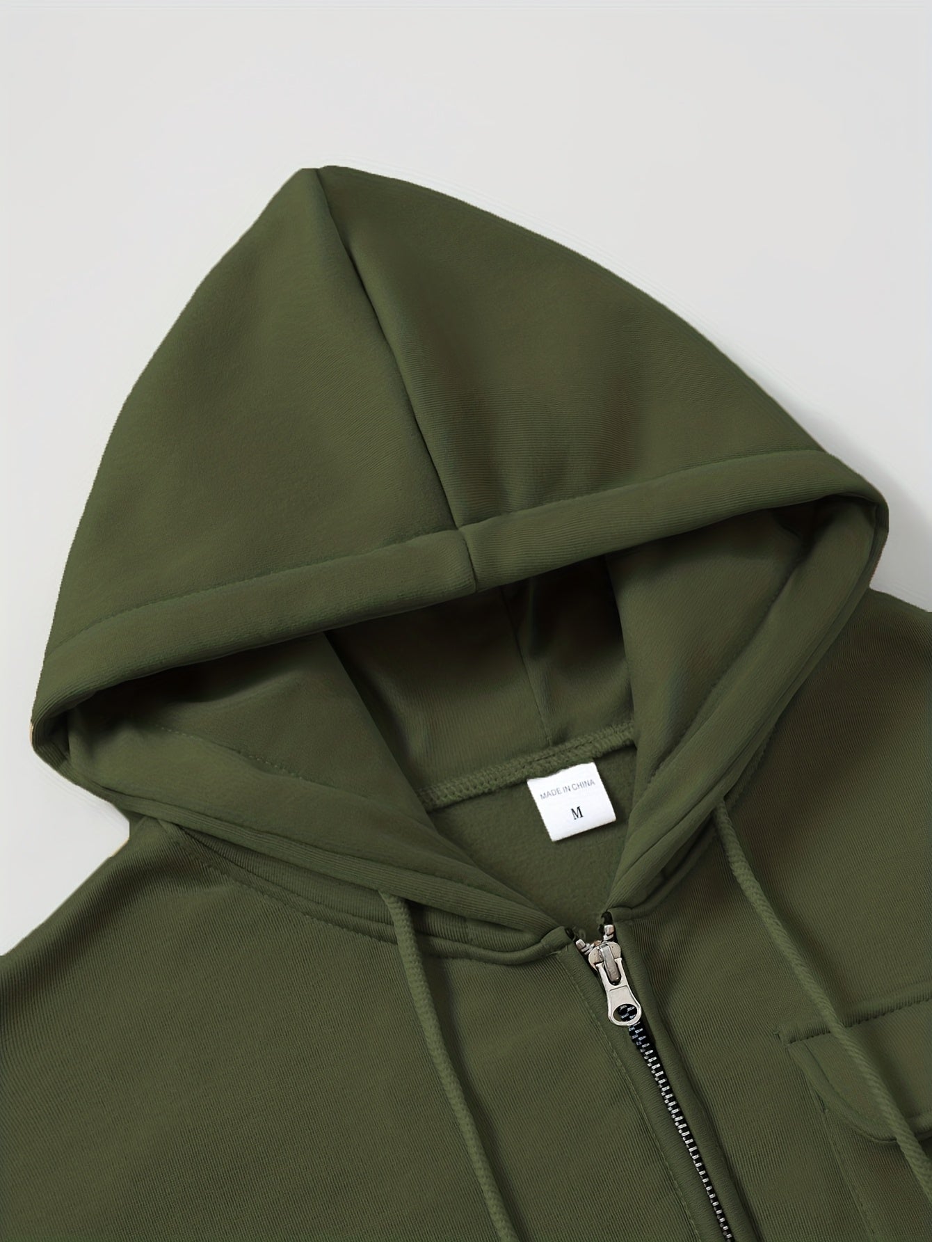 Men'S Minimalist Red & Christmas Tree Print Hooded Sweatshirt - Long Sleeve Casual Pullover with Piping, Regular Fit Winter Warmth for Holiday Parties, Outdoor Activities & Casual Attire, Christmas Sweatshirt, Seasonal Fashio