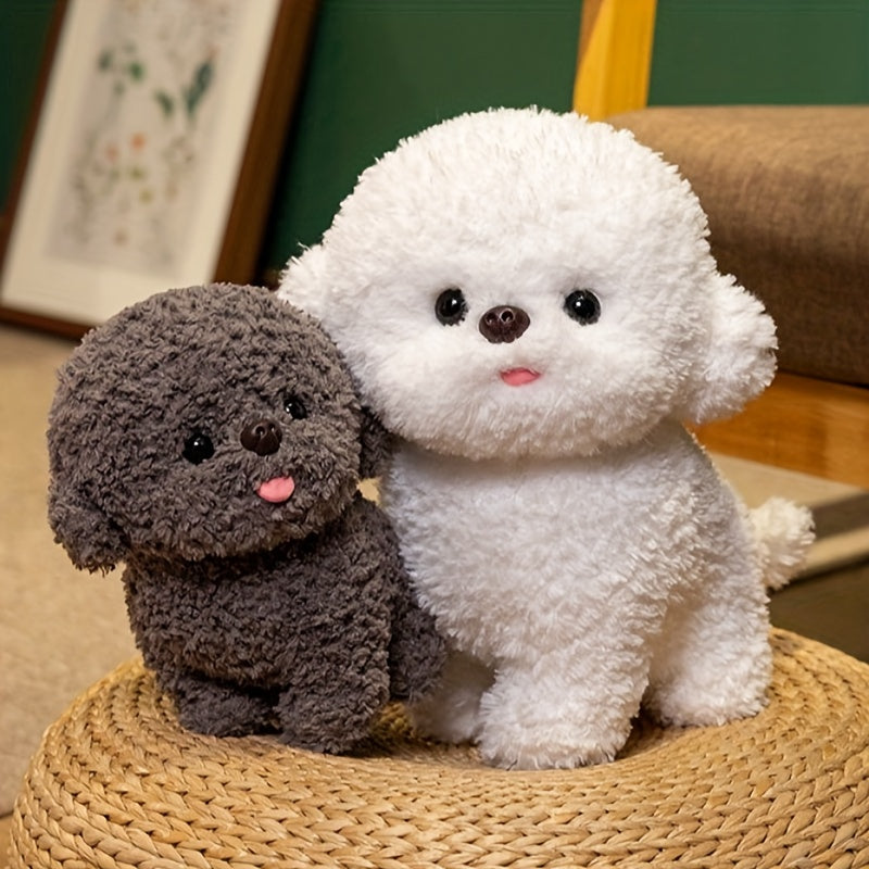 Creative Plush Toys, Adorable Teddy Bears Available in Two Colors, Perfect Gift, Non-Electric