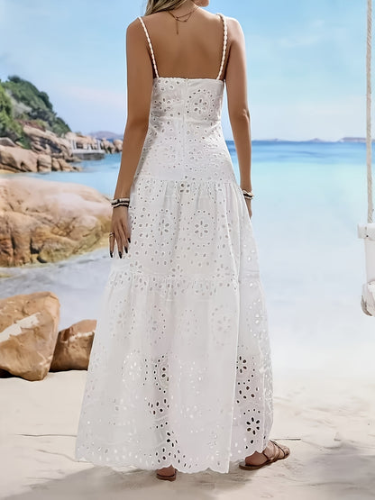 Elegant Women’s Sleeveless Lace Cami Dress for Spring Summer