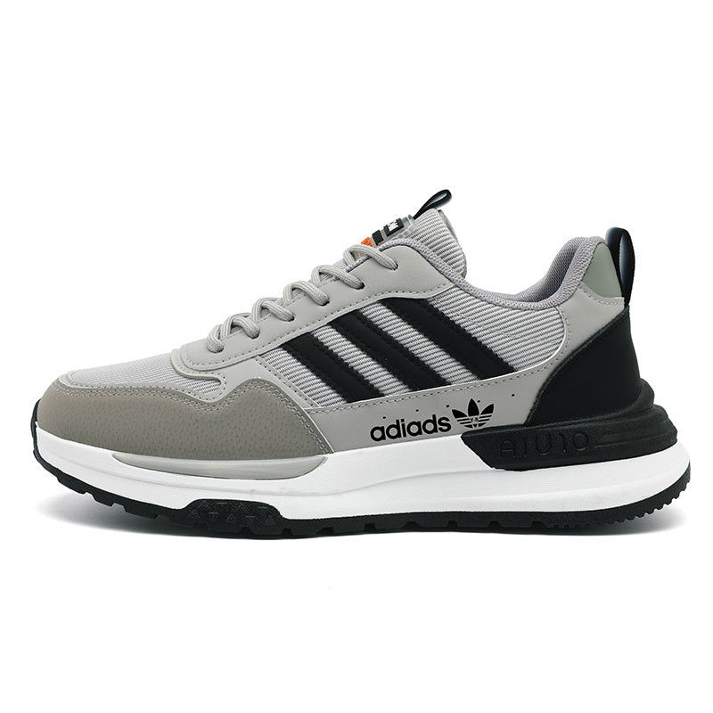 Men's Lightweight Breathable Mesh Running Shoes with Thick EVA Sole