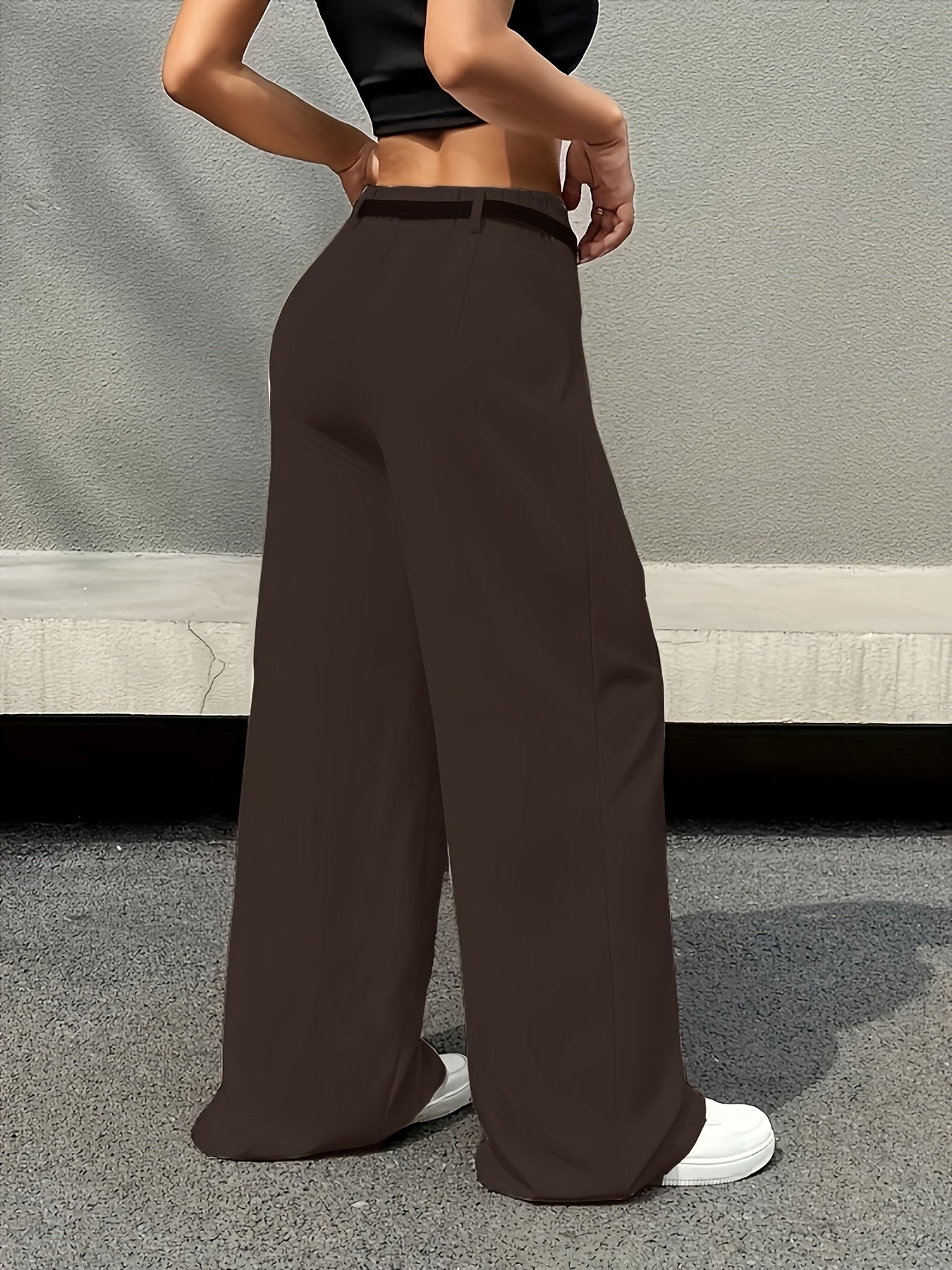 Women's High-Waisted Wide-Leg Pants, Elegant & Comfortable