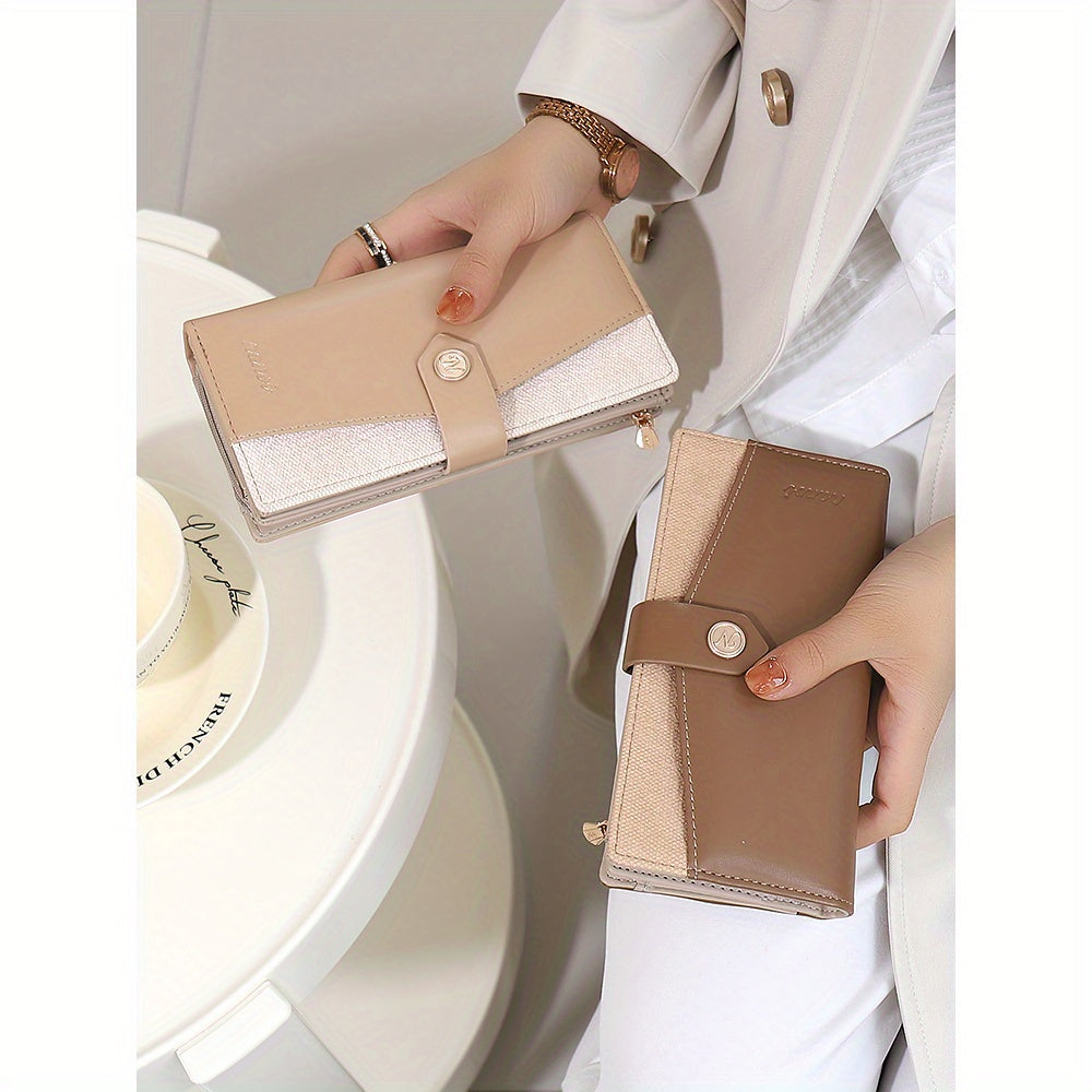 Women's Wallet 2024 New Niche Design High-End Large Capacity Long Card Holder Dual Function