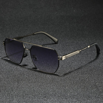 Men's Retro Oversized Polarized Sunglasses for Outdoor Sports