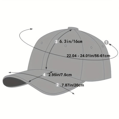 Men's PU Leather Baseball Cap Casual Adjustable Hat