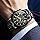 OLEVS Men's Waterproof Luminous Chronograph Watch Gold Black