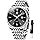 OLEVS Men's Classic Silver Stainless Steel Roman Watch