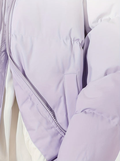 Տղամարդու գունային բլոկներով կարված բաճկոն - հարմարավետ բրդյա ծածկույթով ձմեռային բաճկոն՝ կանգնած օձիքով, կայծակաճարմանդով և բազմաթիվ գրպաններով՝ ամենօրյա հագուստի համար, ձմեռային բաճկոն, հաստ