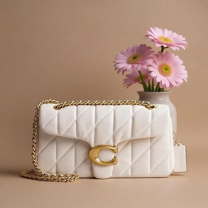 Coach Women's Quilted Tabby Leather Shoulder Bag