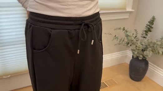 Women's Barrel Baggy Wide Leg Sweatpants for Streetwear