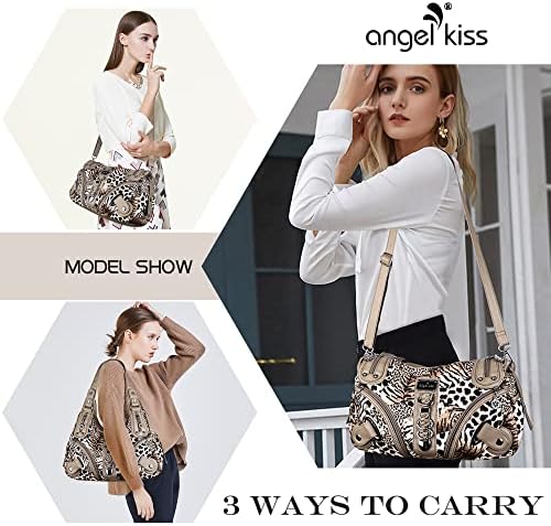 Angelkiss Large Women's Hobo Satchel Shoulder Bag